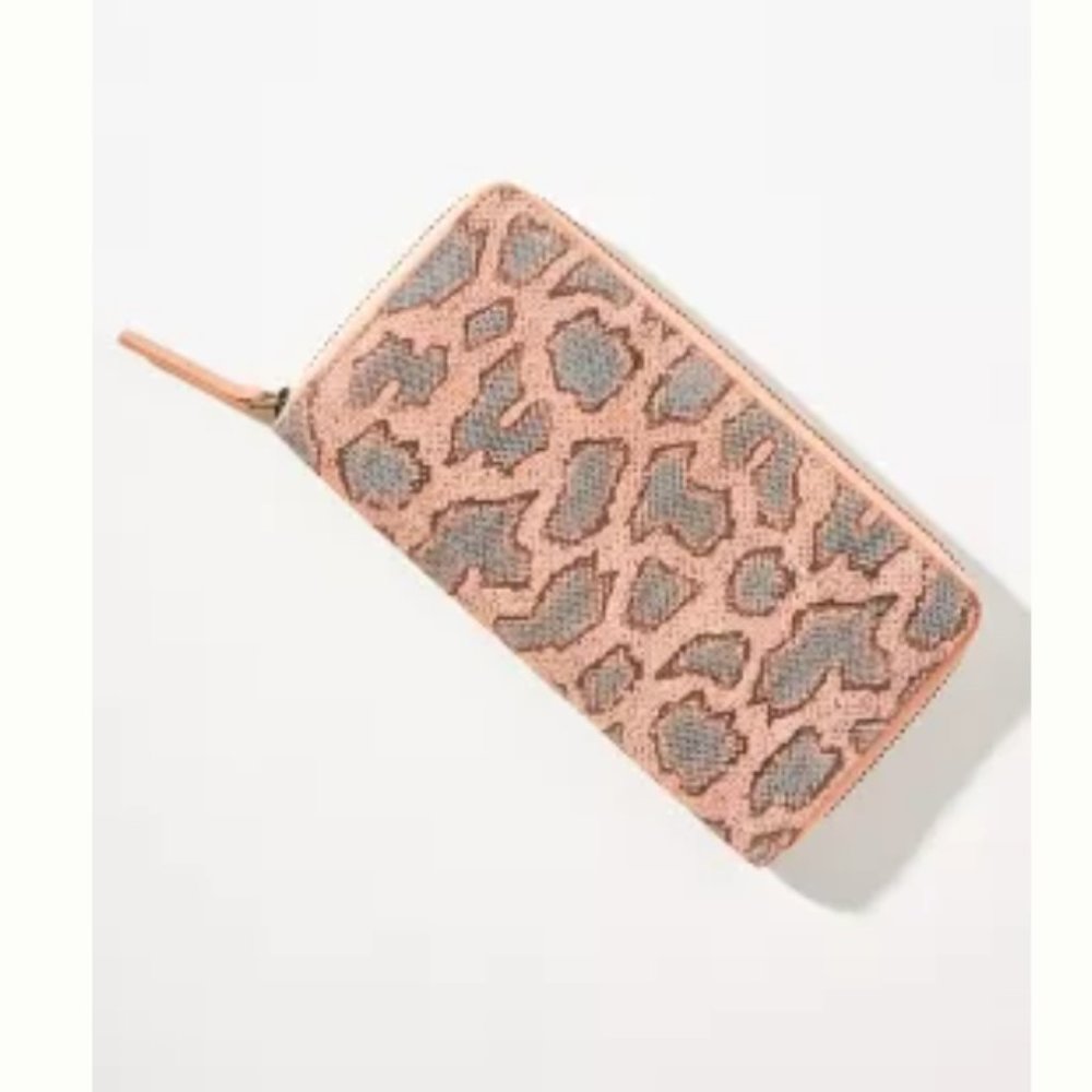 ⭐️ Riley Leopard Snake Hipster Shimmer Shine Hippie Art Chic Glam Leather Wallet
